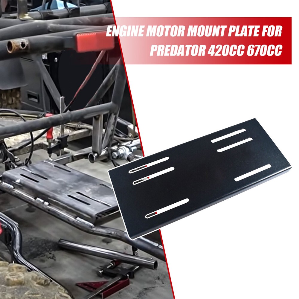 Engine Motor Mount Plate FOR Harbor Freight Predator 420cc / 670cc Go Kart