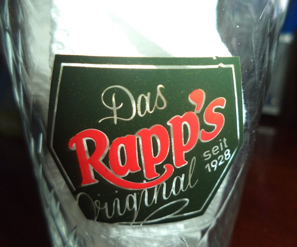 Das Rapp's original Seit 1928 Glass