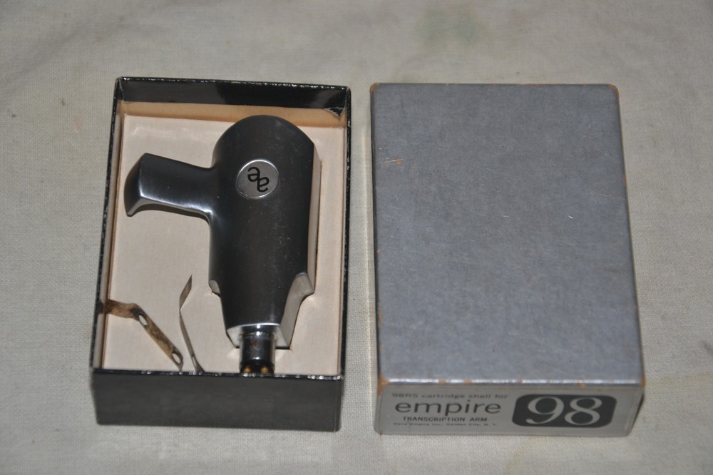 Original Vintage Empire 98 Turntable tonearm Headshell