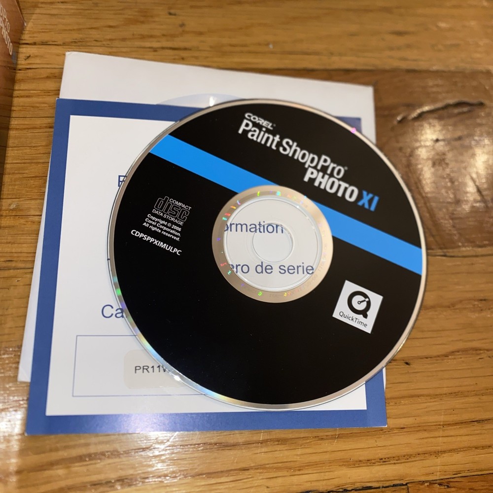 Corel PaintShop Photo Pro XI Software Boxed