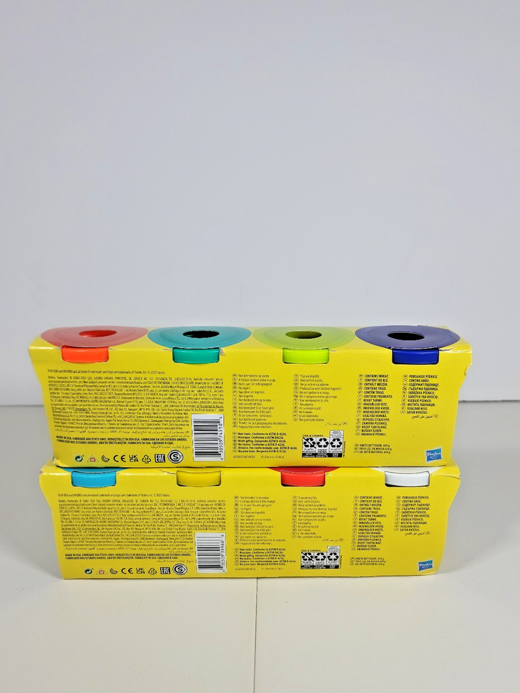 Hasbro Play-Doh Modeling Compound 4 Pack Colors 2 SET - NEW!