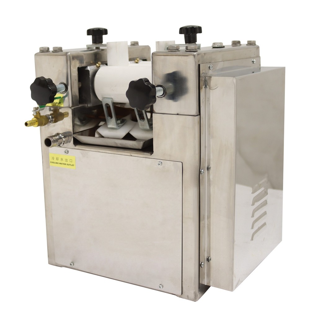 110V 3-Roll Zirconia Ceramic Roll Grinding Machine Laboratory Paste Grinder Mill