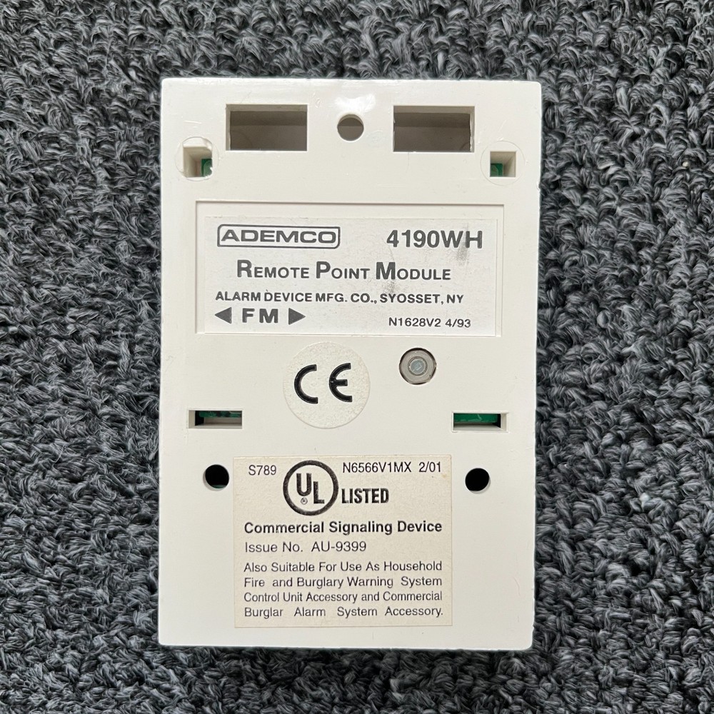 Ademco 4190WH 2-Zone Remote Point Module for Vista/Vector Panel USED TESTED