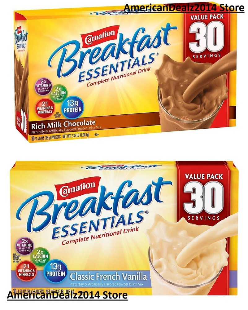 Carnation Breakfast Essentials Nutritional Drink, Select Flavor (30 ct.)