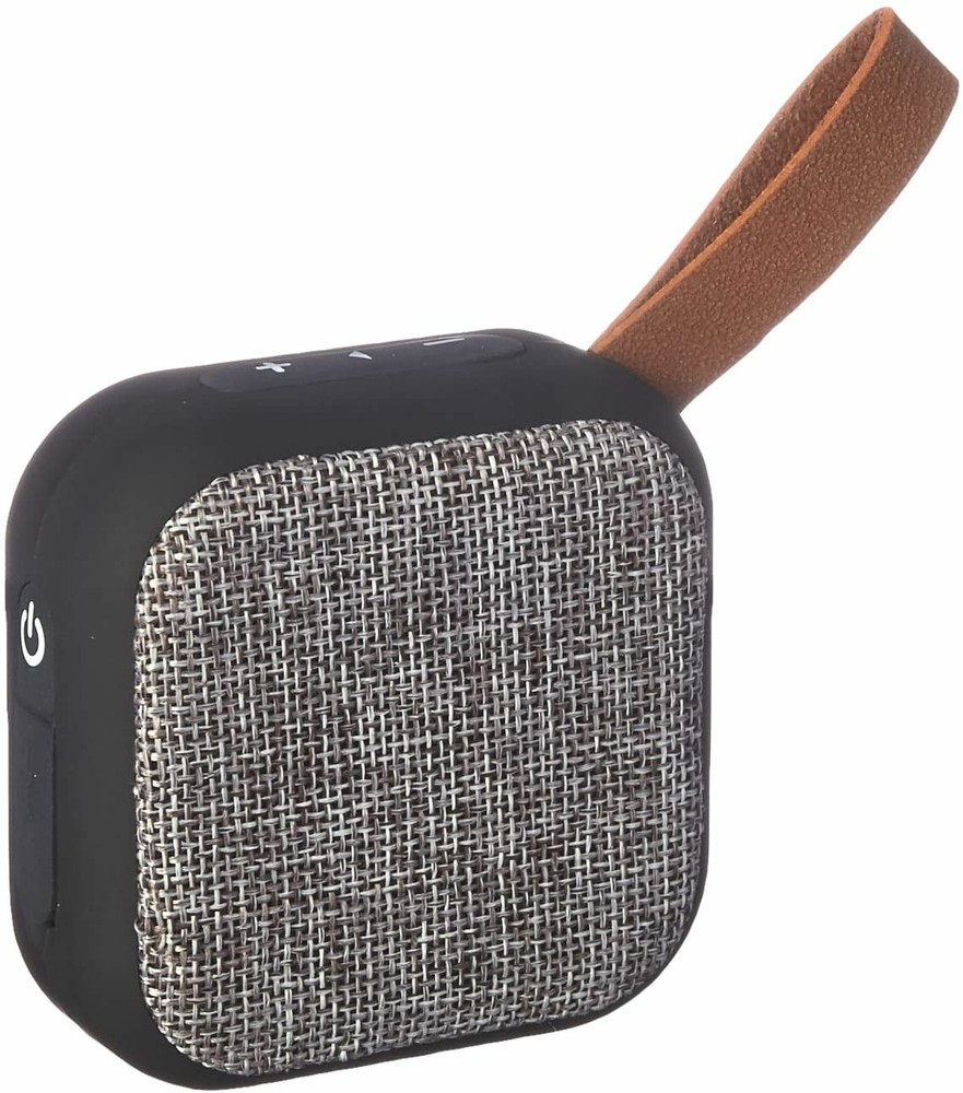Studio Series Speaker by Tzumi - Square Mini Waterproof Bluetooth Fabric Speaker