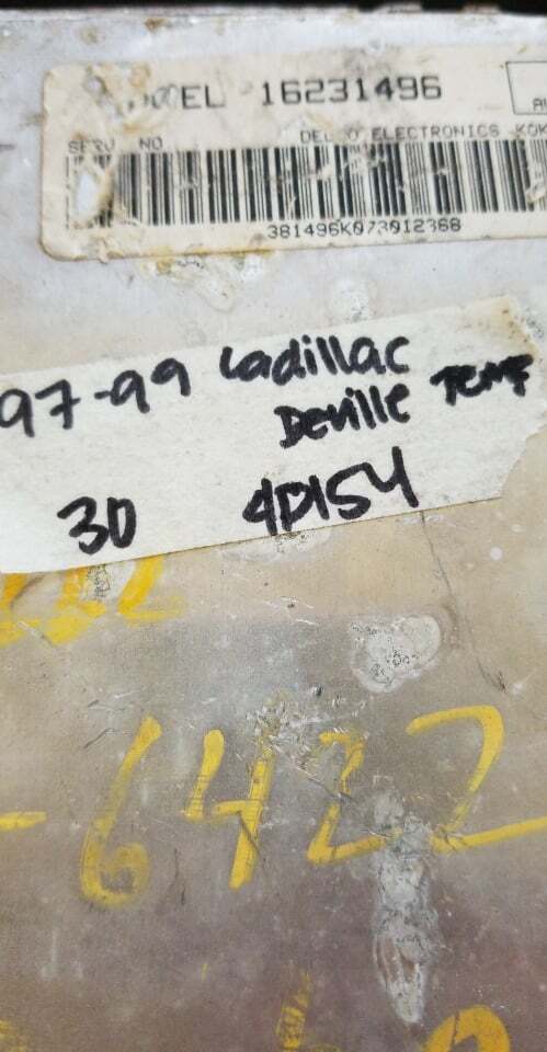 16231496 temperature control module computer 1997-1999 Cadillac Deville