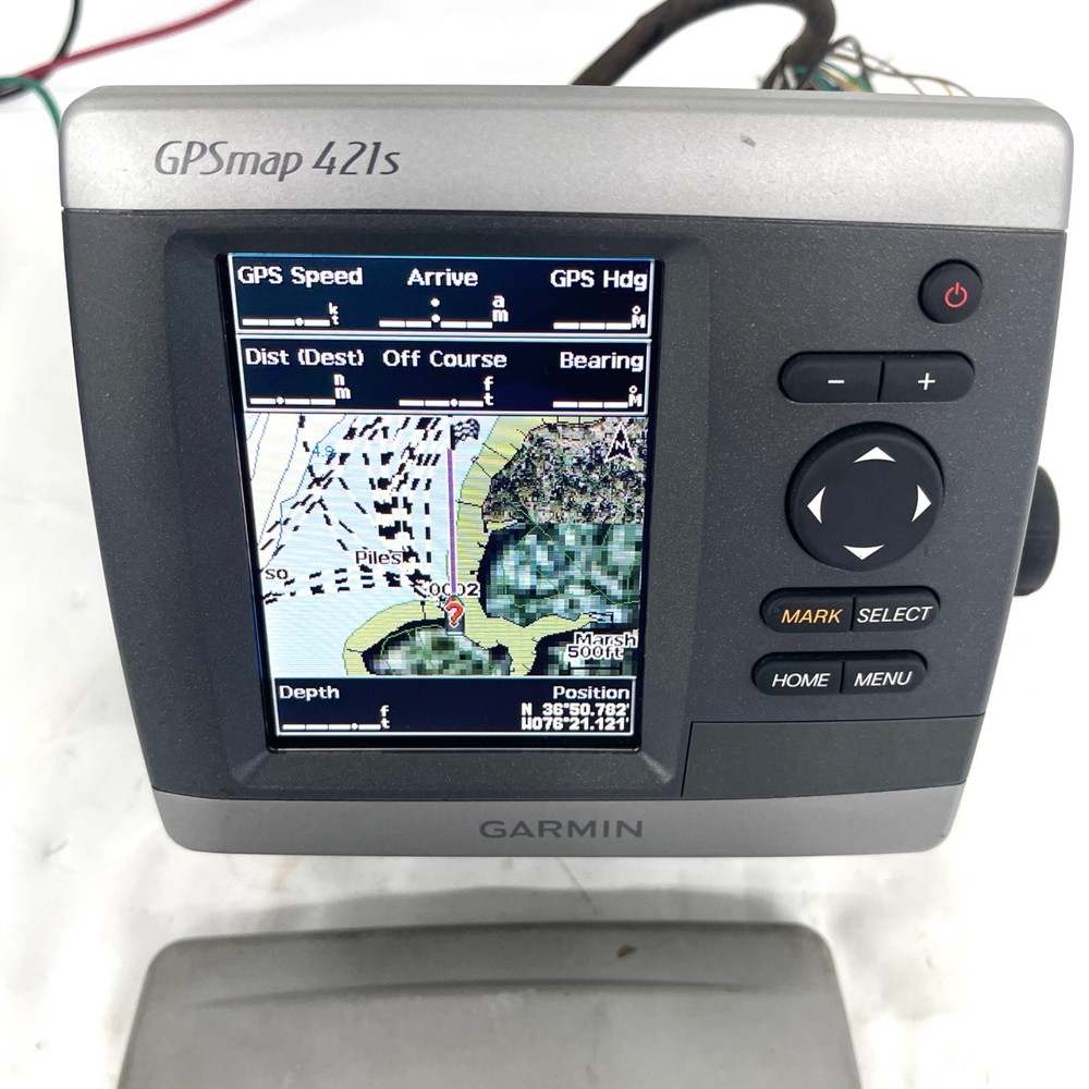 Garmin GPSmap 421S (Color) ChartPlotter GPS Sonar Fishfinder (Tested)