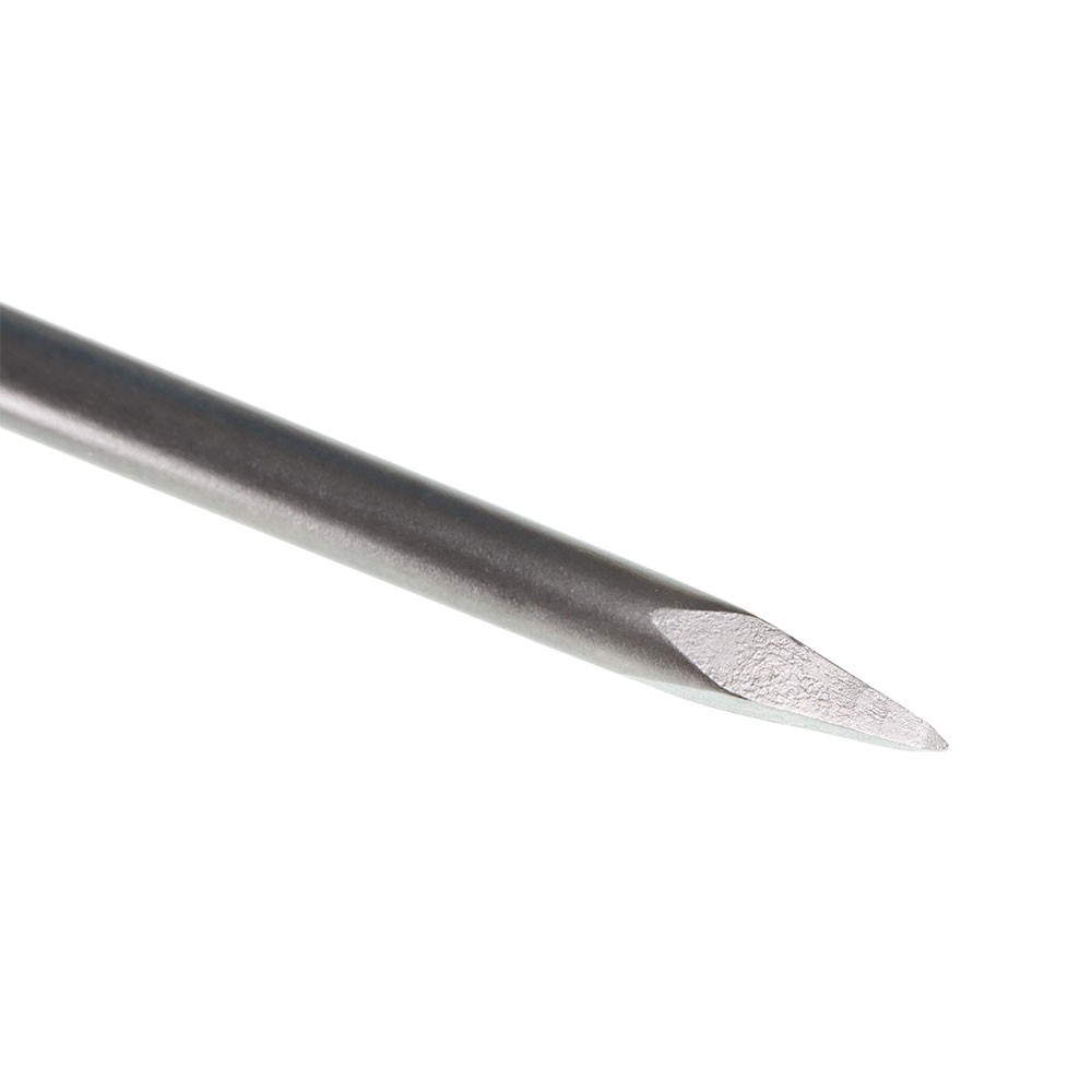 Concrete Drill Bit Set Includes Point Chisel + 20mm & 40mm Flat Chisel 6-Pack