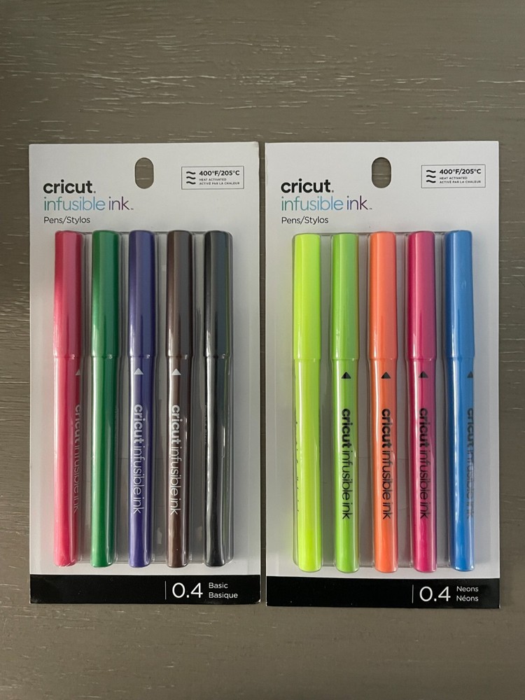 Cricut Infusible Ink Pens Neons & Basic Set
