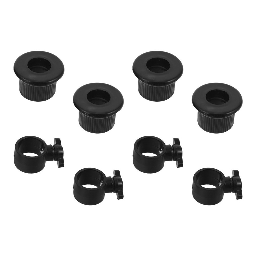 4 Pcs Display Jewelry Rack Fitting Rotating Plastic Threaded Accessory