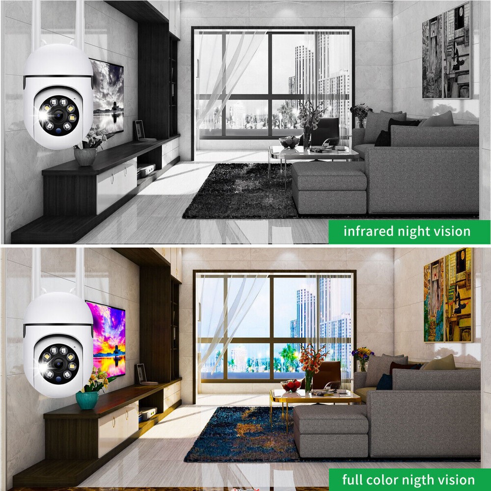 2-Pack Wireless 5G WiFi Security Camera System Smart Outdoor Night Vision 1080P