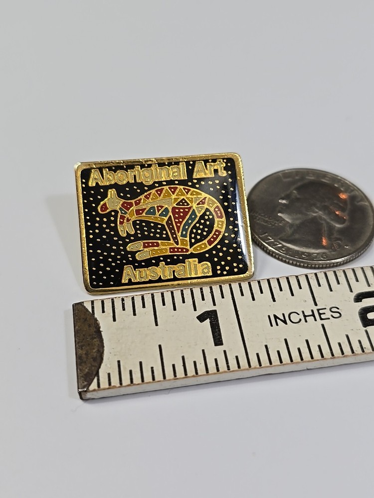 Aboriginal Art Australia Souvenir Lapel Pin