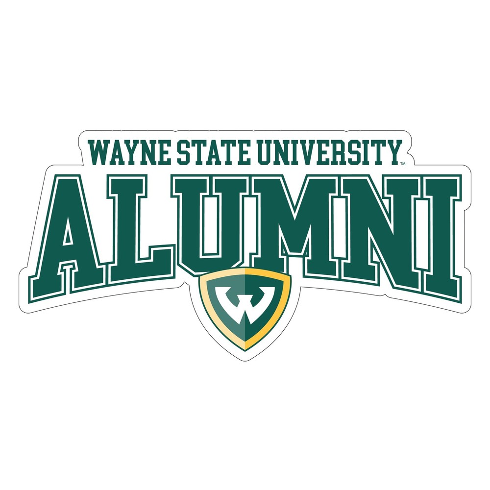 Wayne State Laser Cut Alumni Vinyl Sticker/Magnet