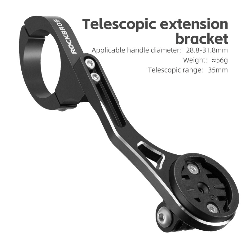 ROCKBROS Bicycle Extension Bracket For Front Headlight Code Table Motion Camera