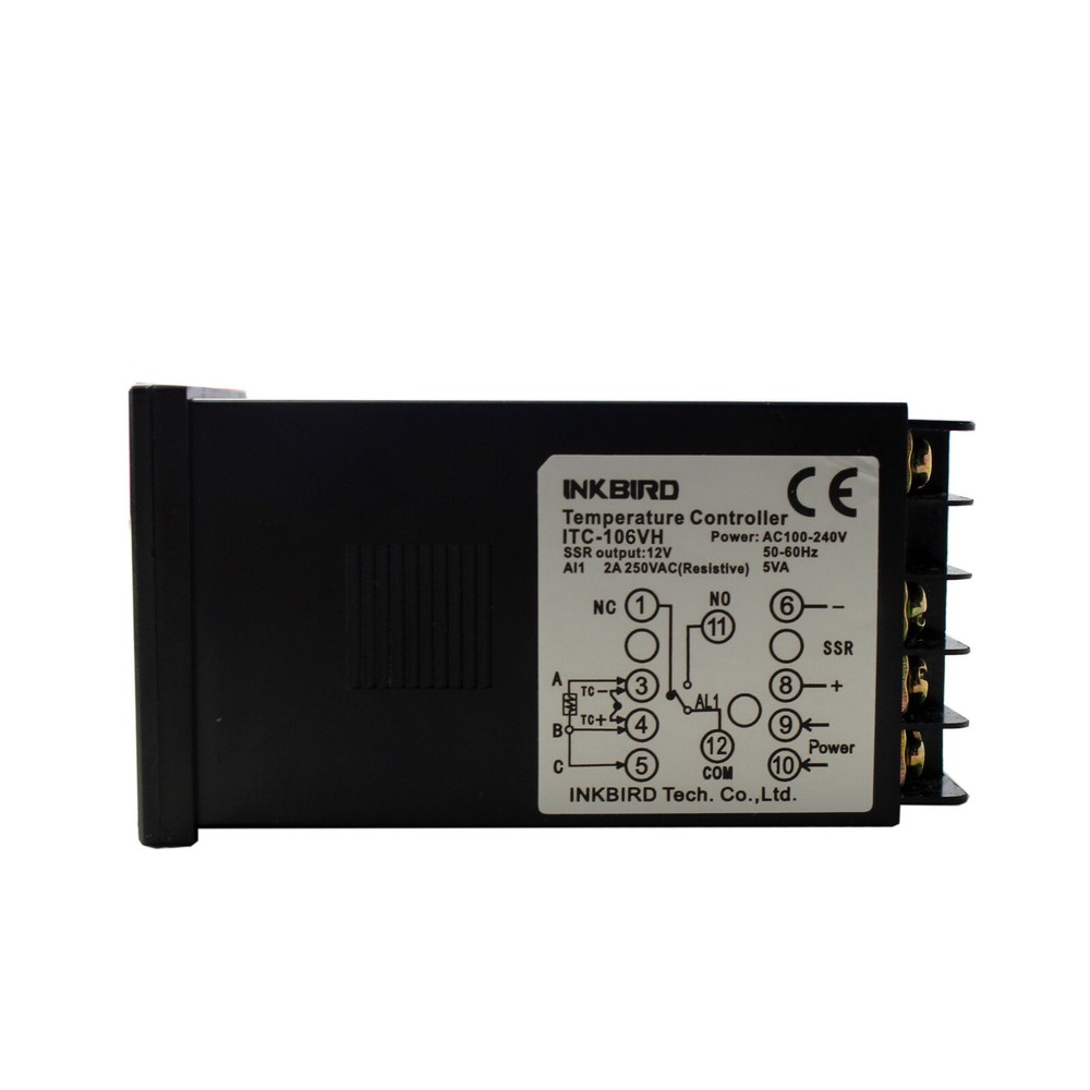 Inkbird Digital PID Temperature Controller 106VH + K SENSOR + 40A SSR 100-240V