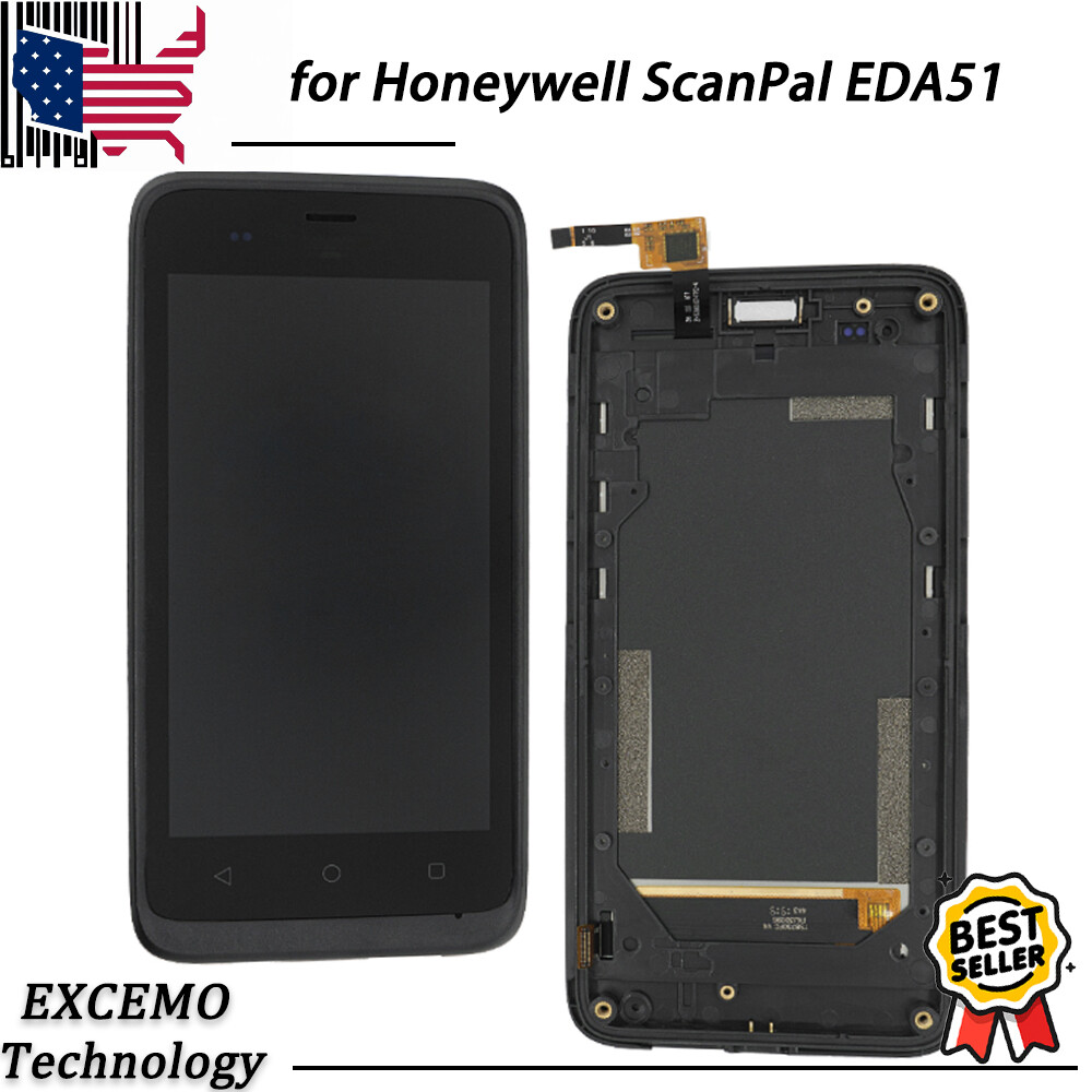 LCD Display + Touch Screen Digitizer + Front Cover for Honeywell ScanPal EDA51