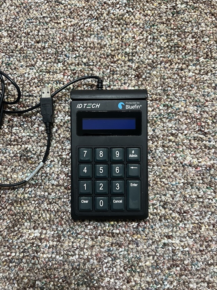 ID TECH SREDKey Key Pad + USB MagStripe Reader IDSK-534833TEB