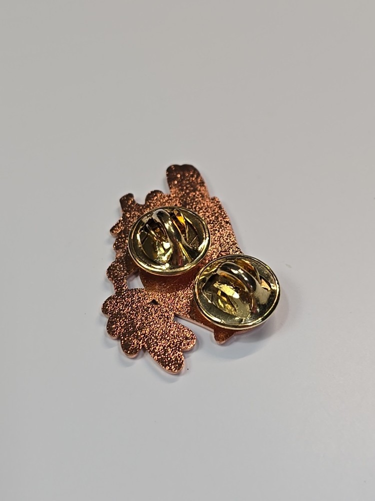 Chickadee Bird On A Branch Lapel Pin