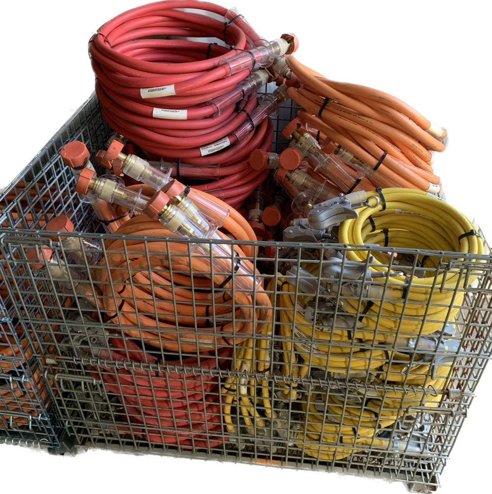 5 BRAND NEW 7 inch lined stringing blocks