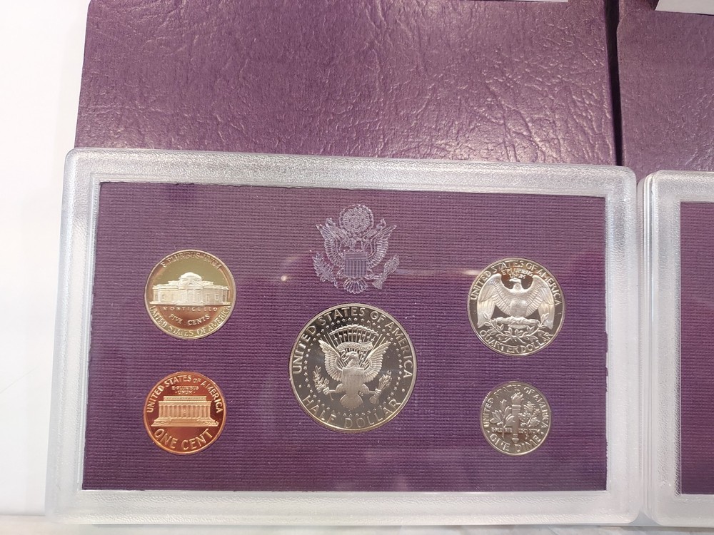 2 1992 United States Mint Proof Set Sets