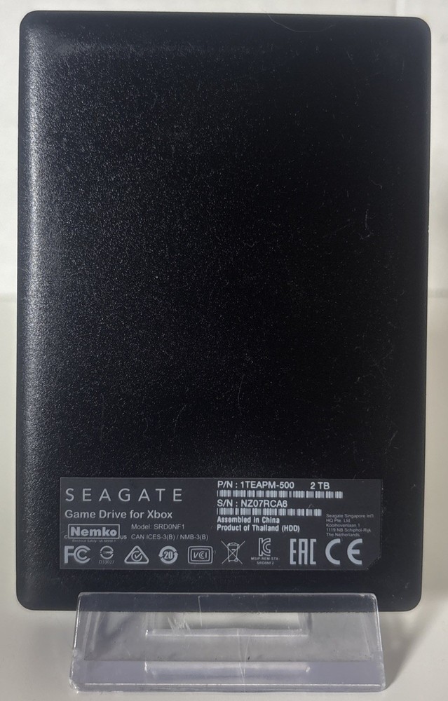 Seagate Game Drive Xbox 2TB External USB Hard Drive Green for Xbox