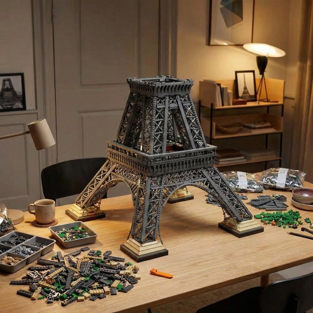 1.5m Eiffel Tower 10307 10001PCs Paris Architecture Model Building Assembly Kit