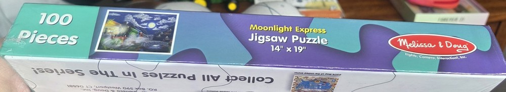 Melissa and Doug Moonlight Express Jigsaw Puzzle 14X19 Fully Interlocking Pieces