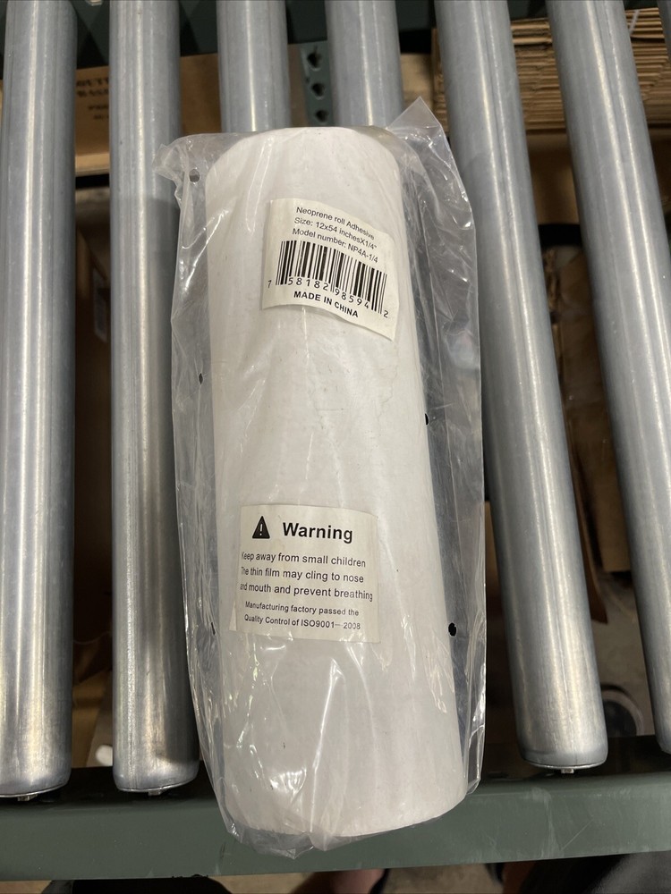 Neoprene Roll  With Adhesive 12”x54”