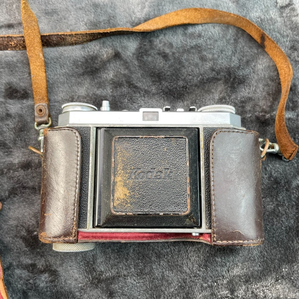 Kodak Retina Ia 35mm Folding Camera w/ Case - Untested