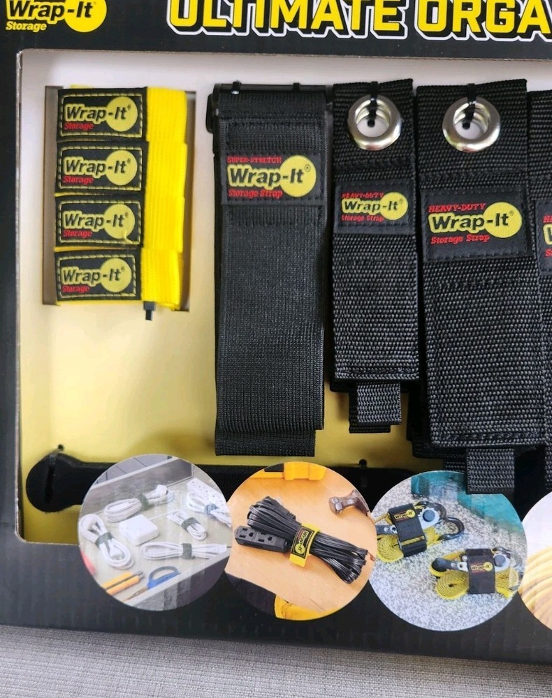 NIB! Get Untangled "Wrap-It Ultimate Organization Pack 24 Piece