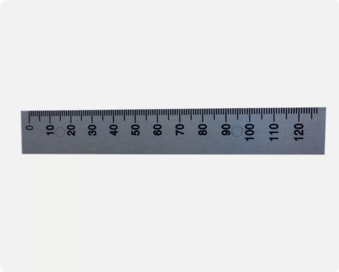 Milling Machine B159 0-120mm Depth Feed Rod Scale Ruler Aluminum