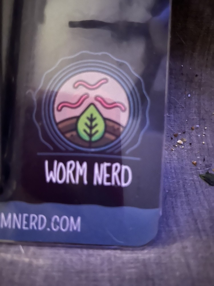 WORM NERD WORM BIN THERMOMETER~NEW