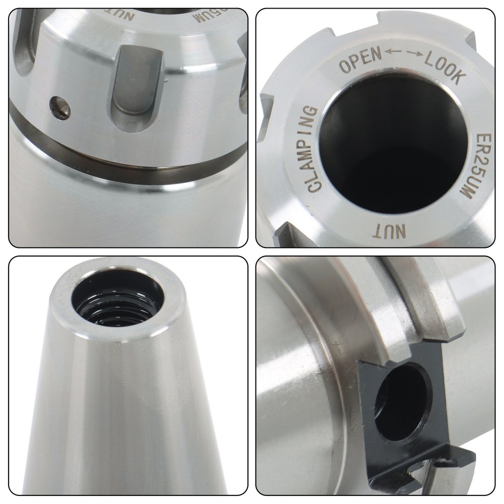 Precision CAT40 ER25 Tool Holder 4" Projection for CNC Machining