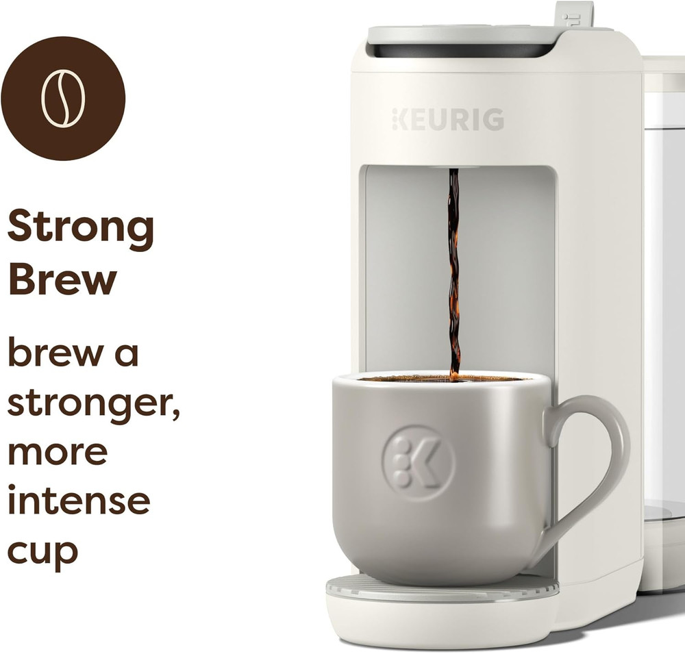 K-Mini Mate plus Single-Serve K-Cup Pod Coffee Maker, Compact, 3 Cup Sizes, Brew