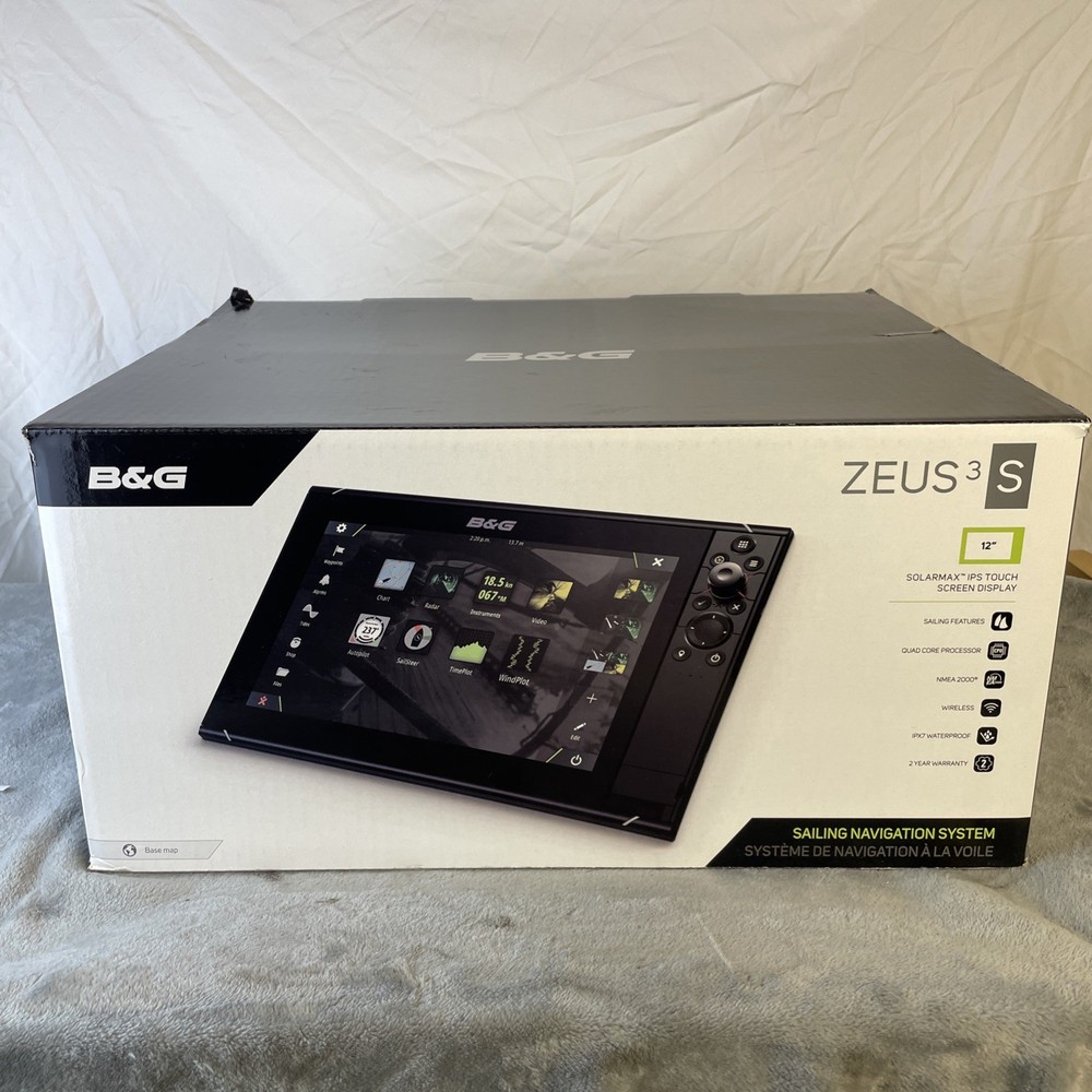 B&G Zeus 3S 12” Chartplotter with C-Map Chartography