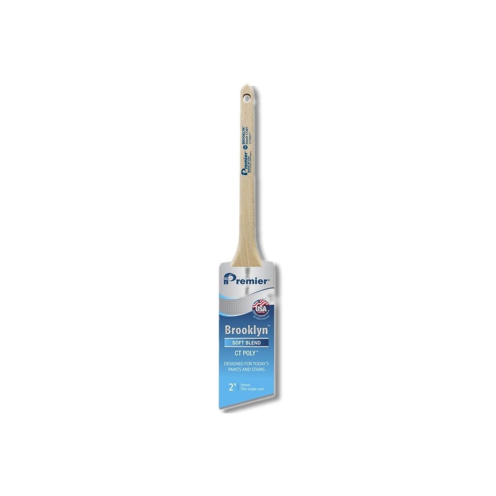Premier Brooklyn 2 in Soft Thin Angle Paint Brush 17281