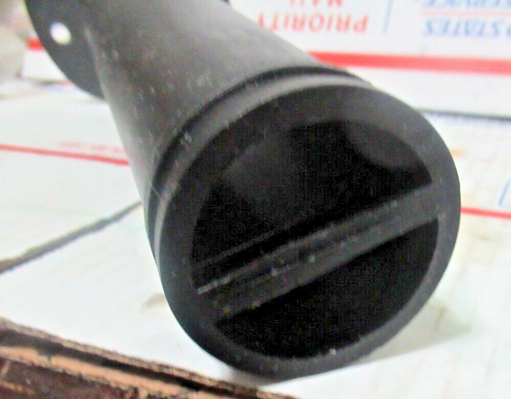 PLASTIC FLUSH MOUNT ROD HOLDER BLACK