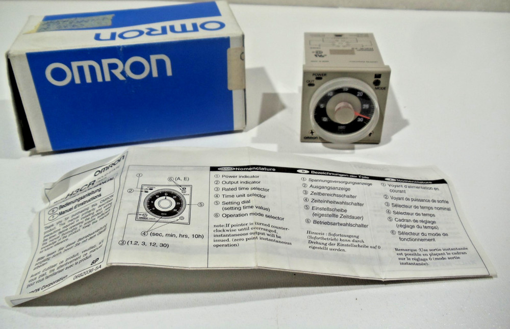 OMRON H3CR-A8 1.2 to 300h Timer