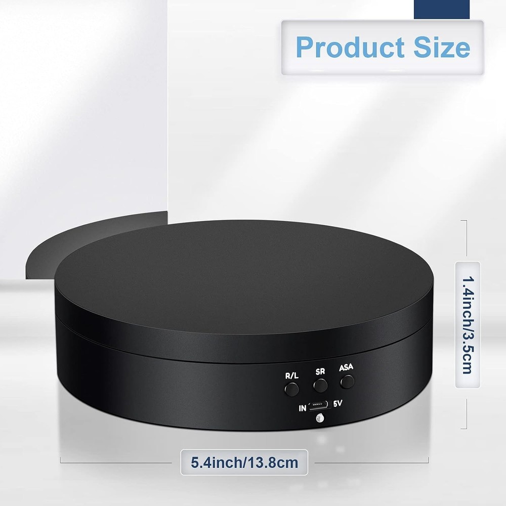 Rotating Display Stand 360 Degree Motorized Rotating Turntable Display Stand ...