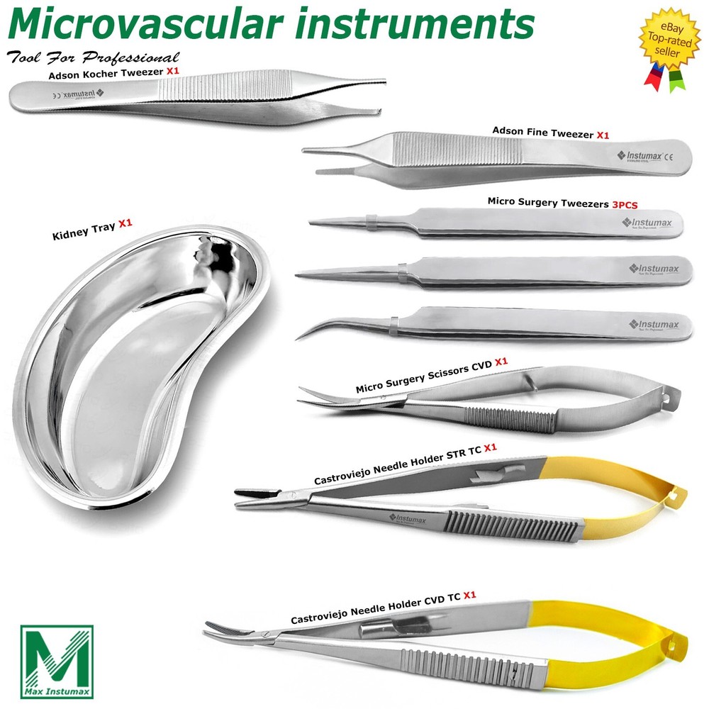 Microvascular instruments Microsurgery Micro-Needle Holders Scissors