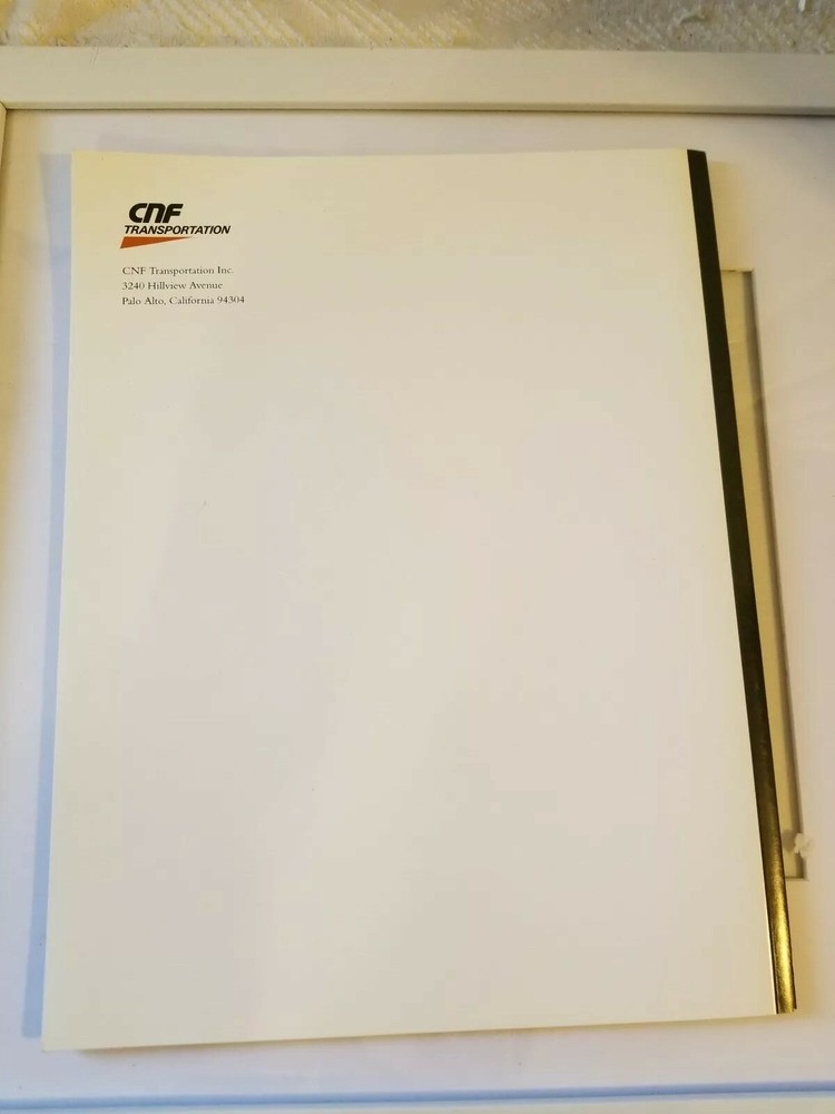 CNF transportation 1996 annual report SUPERIOR CONDITION