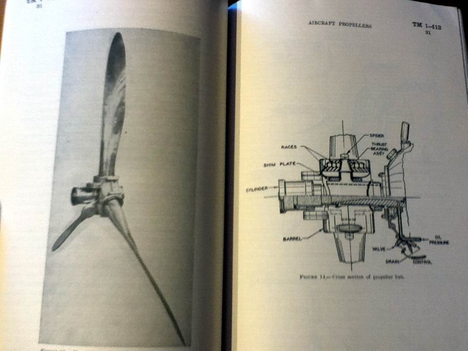 1940 Propeller Technical Manual , Ground Adjustable, Lycoming-Smith, Curtiss &