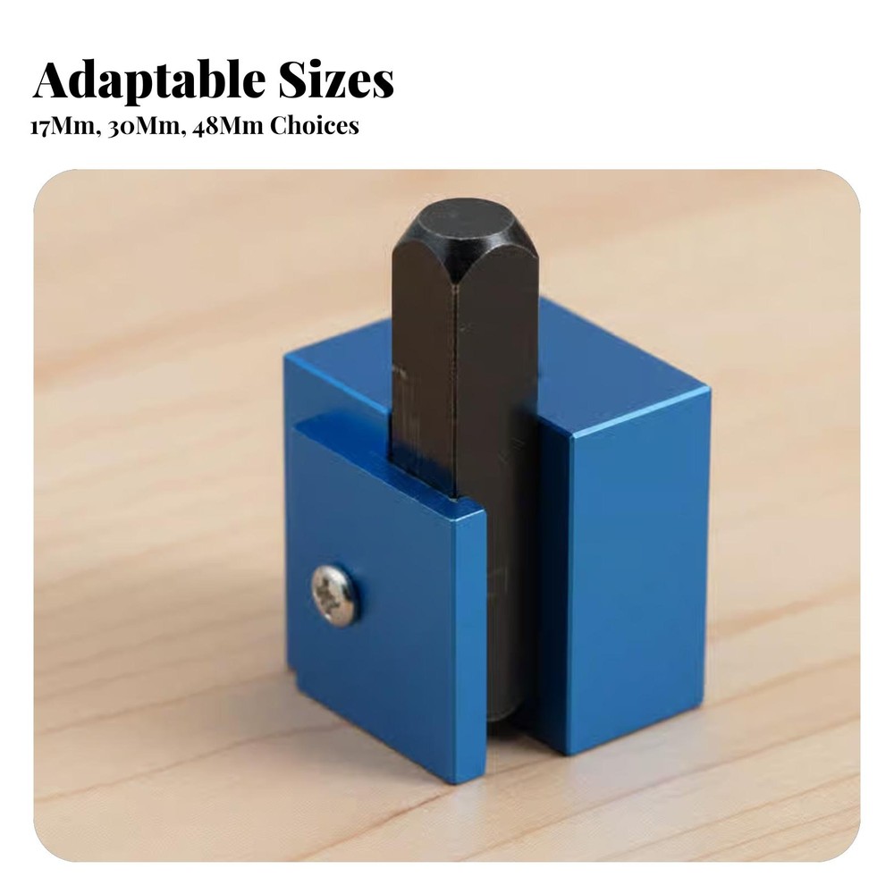 Corner Chisel Professional Carpenter Tool for Mortised Blue