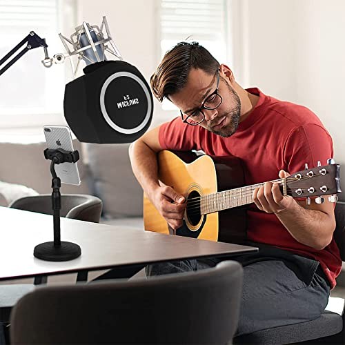 Studio Microphone windscreen F3 Microphone Wind Shield Pop Filter for 1.77 blue