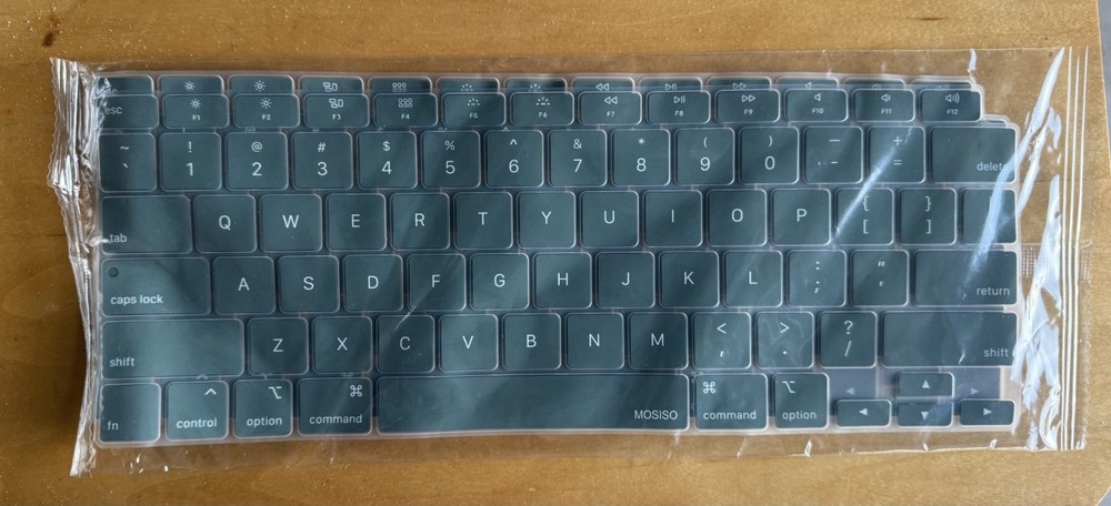 Green silicone apple keyboard cover