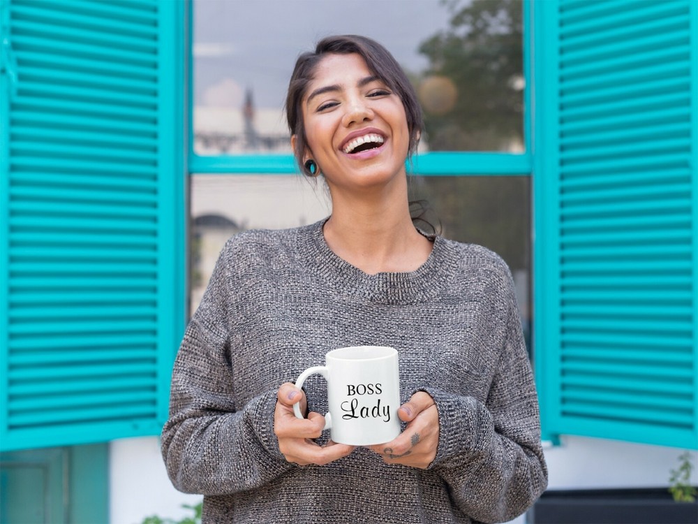 Boss Lady Ceramic Coffee Mug Tea Cup