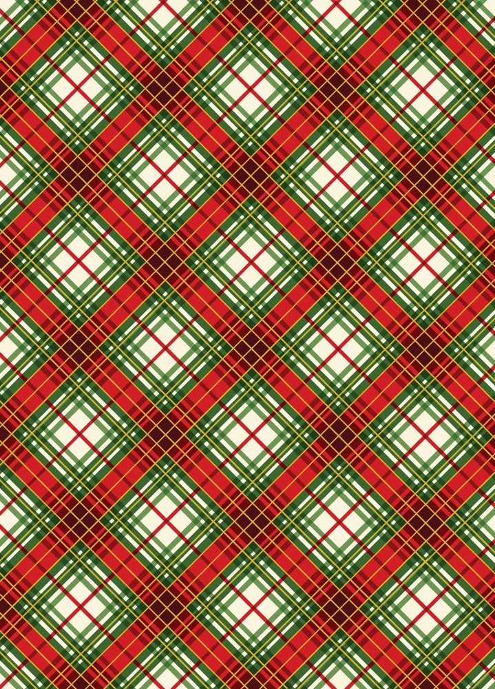 Christmas Musical Multi Holiday Plaid