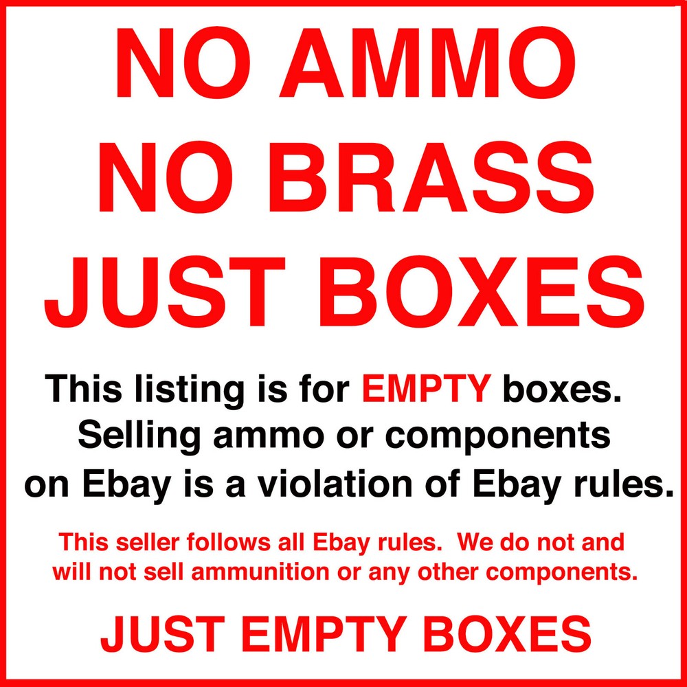 12 - EMPTY - SUPER COMPACT 50 Round 9mm Cartridge Boxes