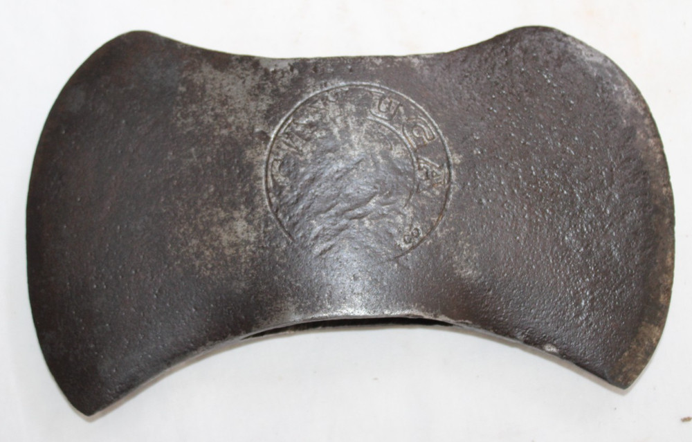 Vintage CAYUGA Double Bit Axe Head