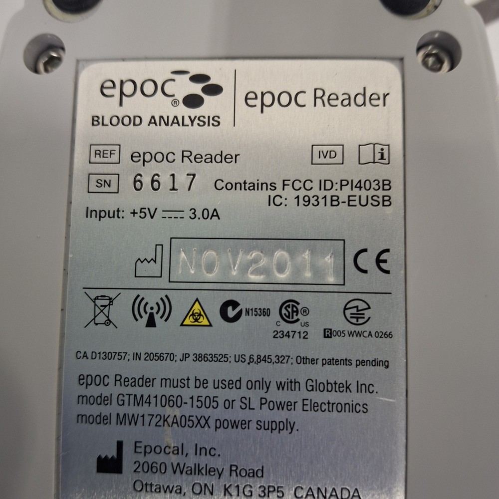 Epocal, Inc Epoc Reader Base
